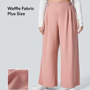 Halara Flex™ High Waisted Pocket Wide Leg Waffle Work Pants 3x
